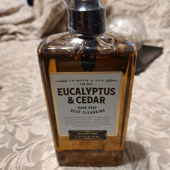 🍂 NIP Men's Eucalyptus & Cedar Body Prescriptions Men's Hand Soap - Large 17 Oz - Picture 9 of 11